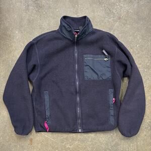Vintage Patagonia Fleece Jacket Women’s Size 10 USA Made Full Zip Rare Outdoor